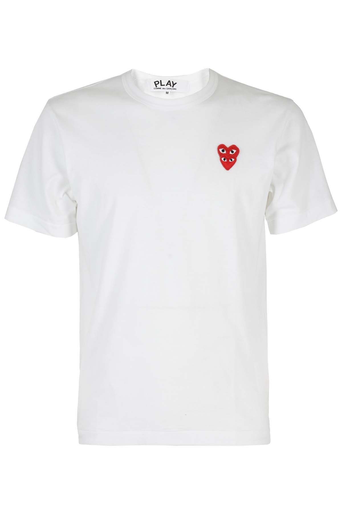 Red Hearts 화이트 티셔츠